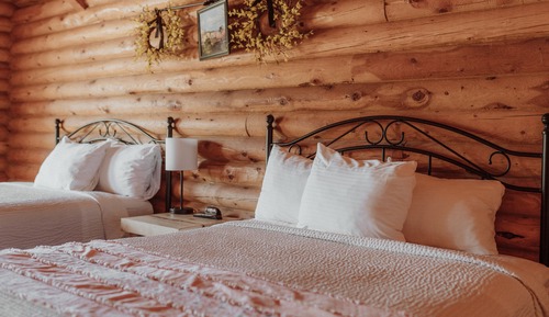 Luxury Cabin, Accessible, Private Bathroom (Two Queen Cabin)