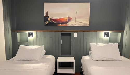 Double Room, 2 Twin Beds, Private Bathroom