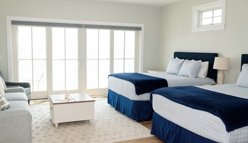 Luxury Double Room, 2 Queen Beds, Ocean View