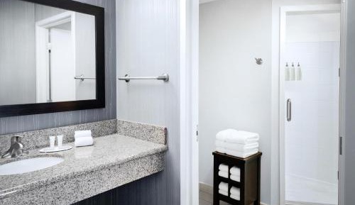 1 Bedroom 2 room Suite, 1 King, Sofa bed, Courtyard view