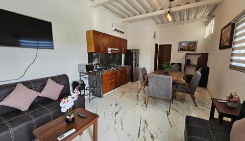 One-Bedroom Apartment with Terrace