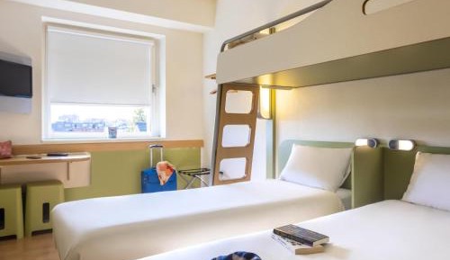 Standard Double Room with Two Single Beds and One Bunk Bed