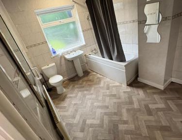 Family Room with Shared Bathroom