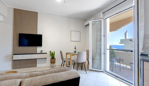 One-Bedroom Apartment with Balcony and Sea View