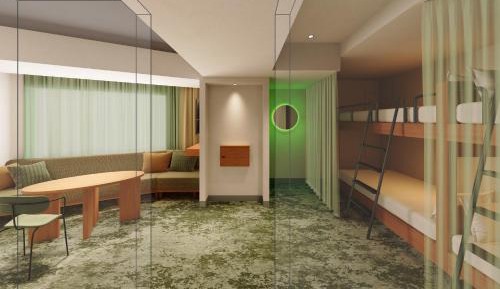 Deluxe Family 4 Bunk Bed Room