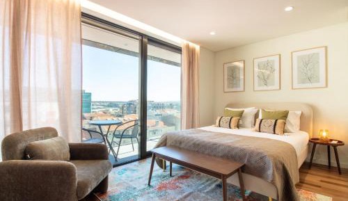 Studio Apartment with Balcony