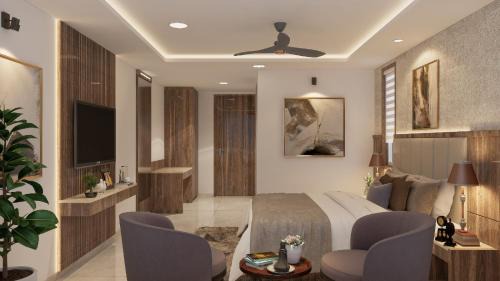 Studio with Spa Bath