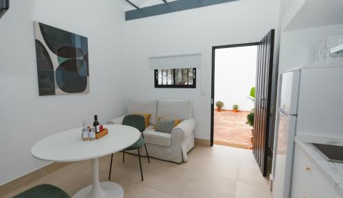 Deluxe One-Bedroom Apartment with Garden View