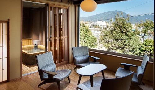 Deluxe Room with Tatami Area with Open-Air Bath