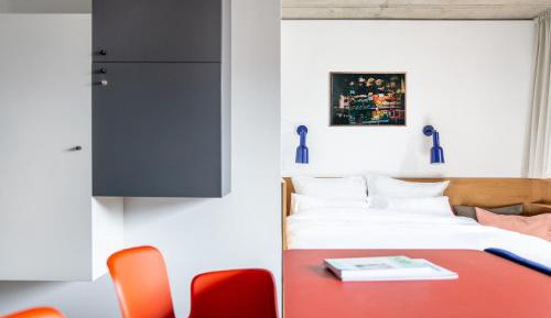 Design Apartment with Queen-Size-Bed