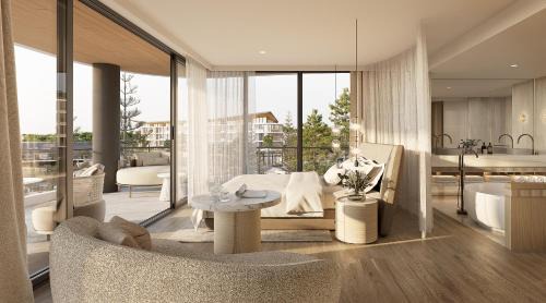Junior Corner Suite with King Bed and Ocean View