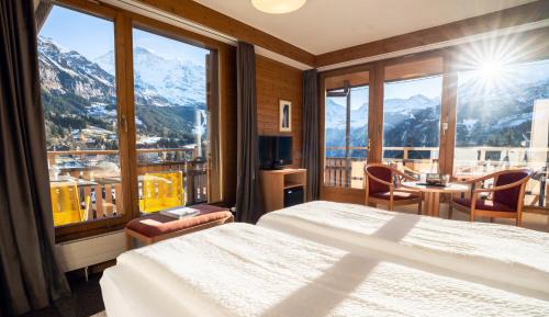 Panorama Double Room with Jungfrau View and Balcony