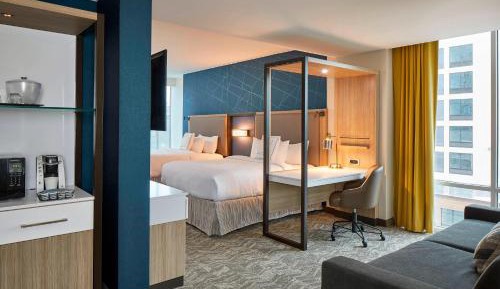 Suite, 2 Queen, Trundle bed, High floor