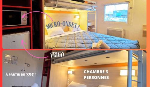 Standard Room - 1 Double Bed 1 Single Bed Shared Bathroom