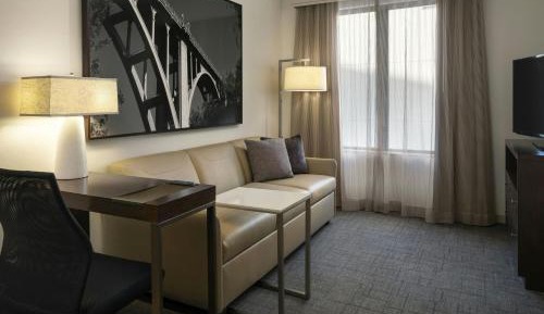One-Bedroom Suite with Two Queen Beds with Sofa Bed and Roll-In Shower - Mobility Accessible