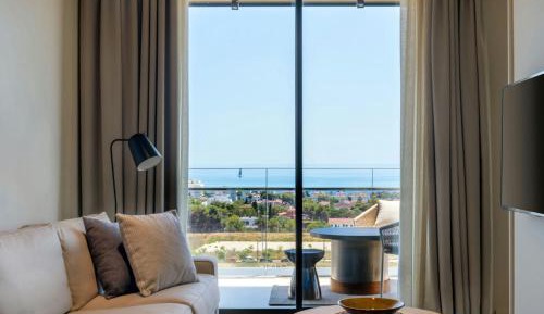 Two-Bedroom Suite with Balcony and Sea View
