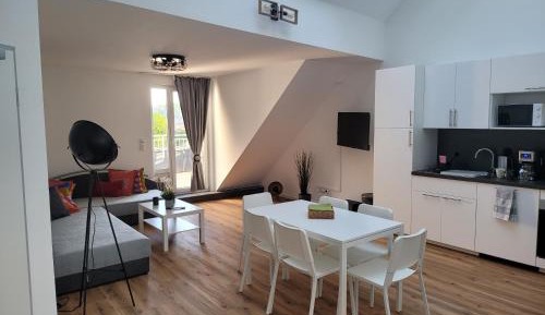 Deluxe One-Bedroom Apartment with City View