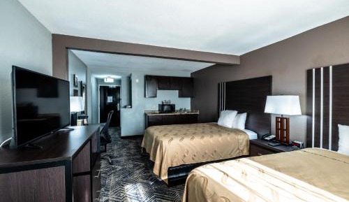 Efficiency Suite with Two Double Beds - Non-Smoking