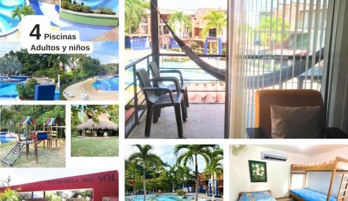 Two-Bedroom Apartment with Pool View