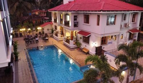 One bedroom apartment with living room and balcony village view