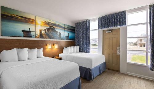 Double Room with Two Double Beds - Non-Smoking  First or Second Floor
