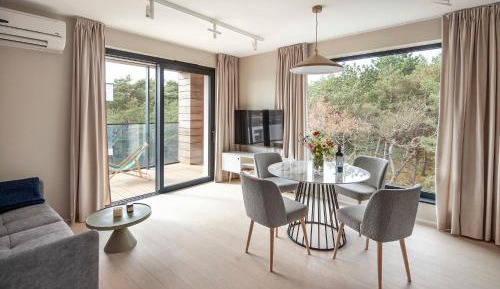 Six-person apartments with a forest view