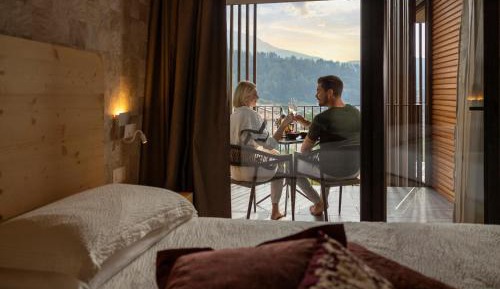 Family Room with Mountain View