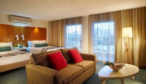 Junior Suite Two Double Beds + Sofa Bed with Kitchenette