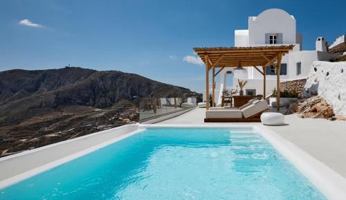 Blue White Villa with private pool 