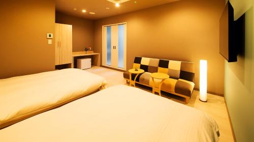Twin Room with Private Sauna and Semi Open-Air Bath, Ocean View