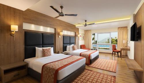 Large Double or Twin Room - Complimentary Hi-Tea & Welcome drink ,20% off on 90 min couple's spa, Happy hours with 25% off on F&B service, 10% off on Ala carte, 20% off on Laundry upto 1 Pc,  Complimentary CI( upto 3hrs)-CO( upto 2hrs) ( subject to avail)