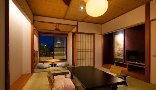 Japanese-Style Room with Open-Air Bath
