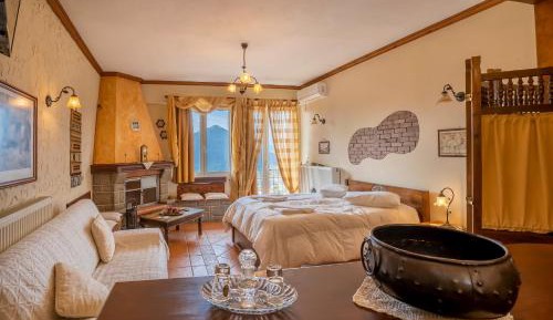 Superior Double Room with Fireplace & View