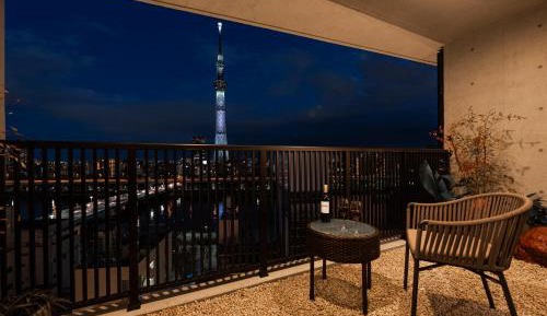 Japanese-Style Corner Suite with Skytree View and Open-Air Bath