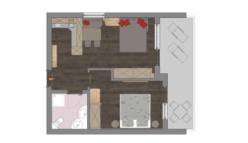 Apartment with Mountain View
