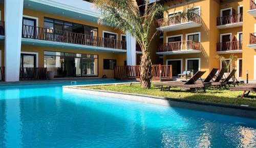 Two-Bedroom Apartment with Pool View