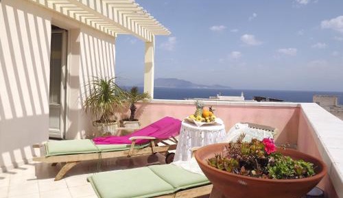 Double Room with Terrace and Sea View  