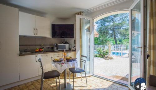 Studio with Pool View