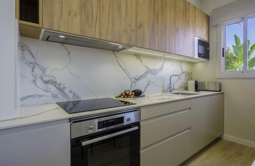 Sitges Town Center Apartment | Sitges Spaces Mediterranean Penthouse-2 B.R. / 2 Baths / Terrace- Up to 4 People