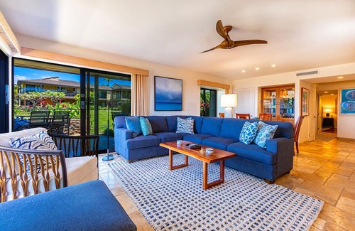 Wailea Condo | Luxurious 2BR/2BA Spacious Ground Floor Condo, Panoramic Views -Wailea Elua #305
