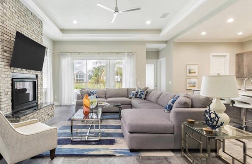 Reunion House | The Haute Haven with Movie Theater and Game Room at Reunion