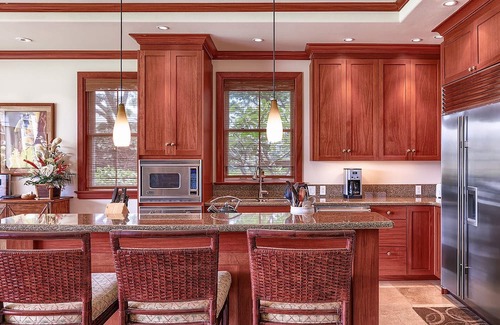 Waikoloa Villa | Kolea 13D sits on a nice grassy area that is great for children!
