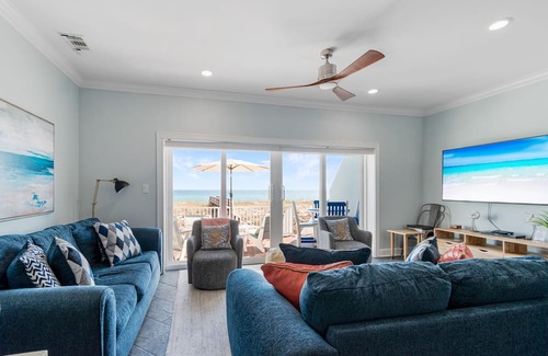 Navarre Beach House | Gulf Front Home with Private Beach Crossover. Goin' Coastal