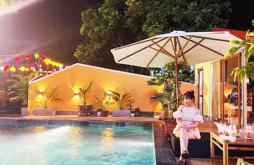 Ninh Binh House | Trang An Ao Dai Homestay - Triple room with field view - Bich Dong room