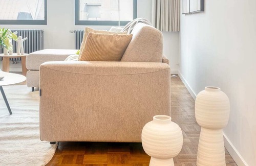 University District Apartment | Bright 1BR Haven in Antwerp with Terrace