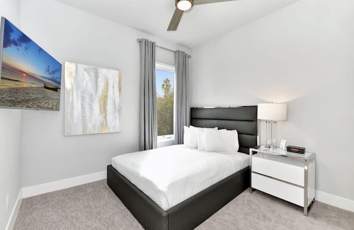Reunion House | Spacious Modern Condo with Pool Table, Rooftop Terrace and Large Loft. Reunion Resort Water Park Access near Disney at Spectrum Resort Orlando by Rentyl - B32 #238