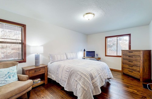 Crystal Bay House | Treetop hideaway in Incline/Crystal Bay with game room & lake-view loft & decks