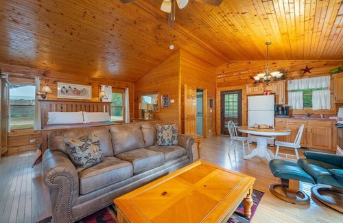 Candler House | Cherokee Log Cabin With Mountain Views