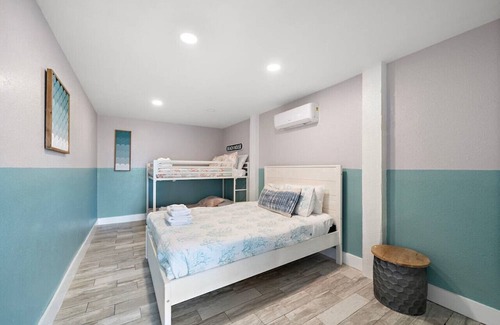 Galveston House | Oceanview beach house with game room and deck, close to beach