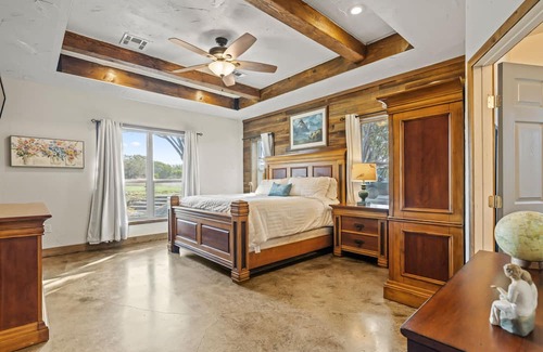 Harper House | Modern ranch retreat with rustic charm, Ping-Pong, BBQ, W/D, & firepit